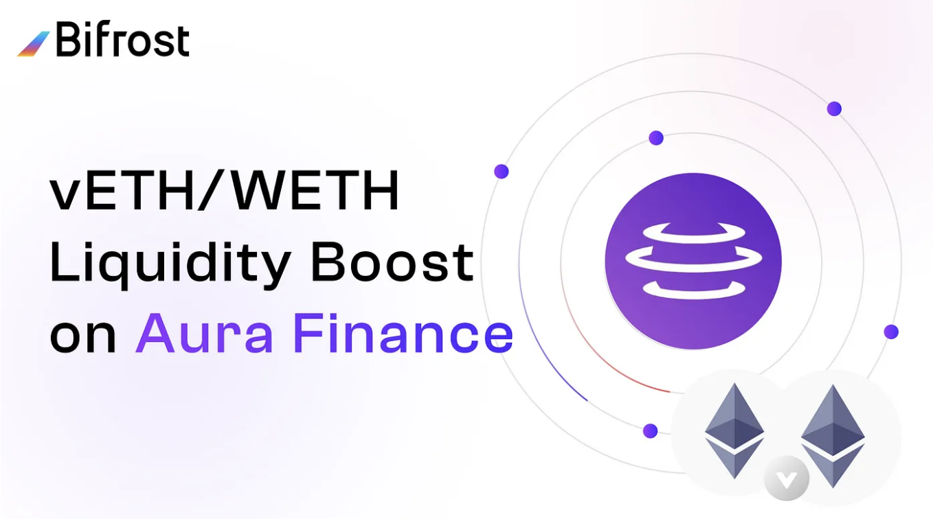 vETH/WETH Stable Pool has been officially launched on Aura Finance